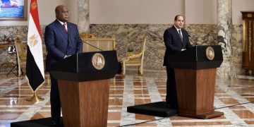 Sisi, Tshisekedi discuss regional issues, GERD 1 - Egyptian Gazette Sisi, Tshisekedi discuss regional issues, GERD