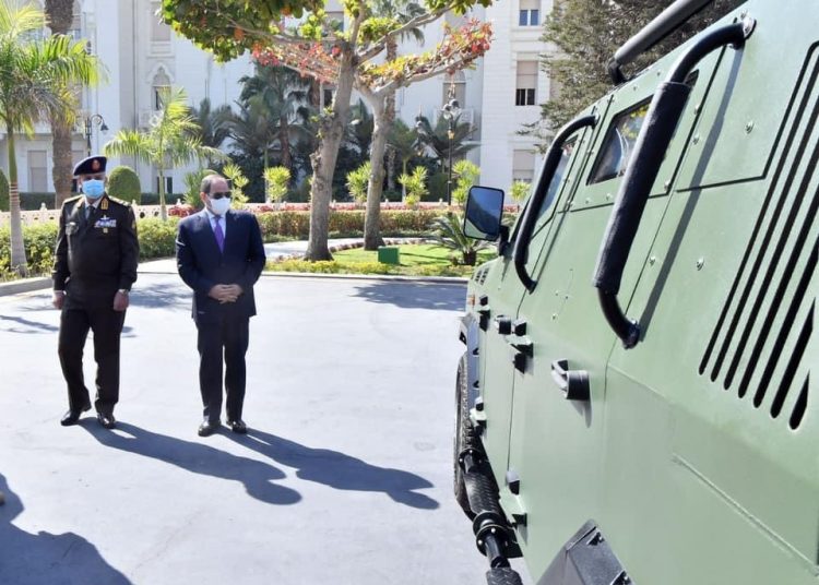 Sisi inspects new models of armorued vehicles 1 - Egyptian Gazette