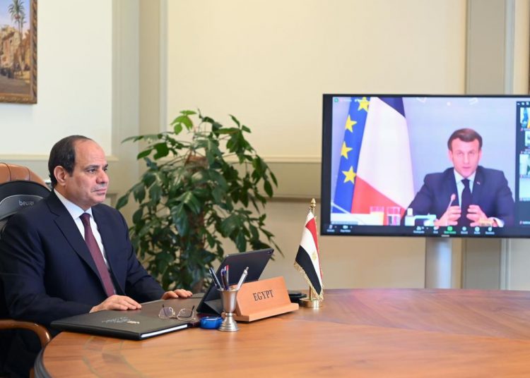 El-Sisi Participates in Bureau of the African Union Summit Via Video Conferenc 