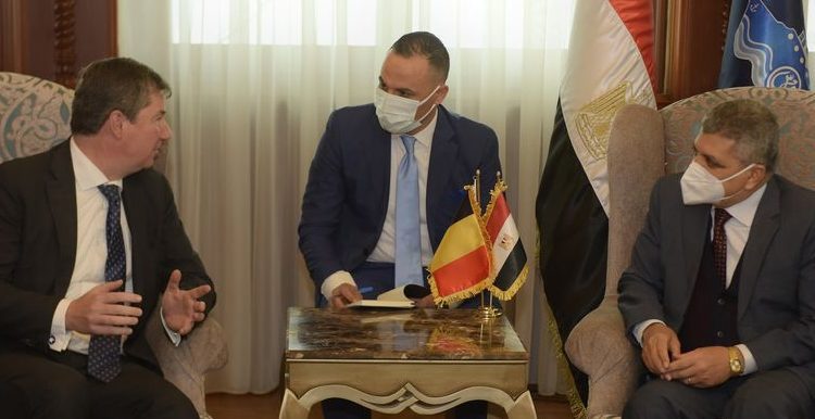Belgian envoy discusses co-operation with Suez Canal 1 - Egyptian Gazette