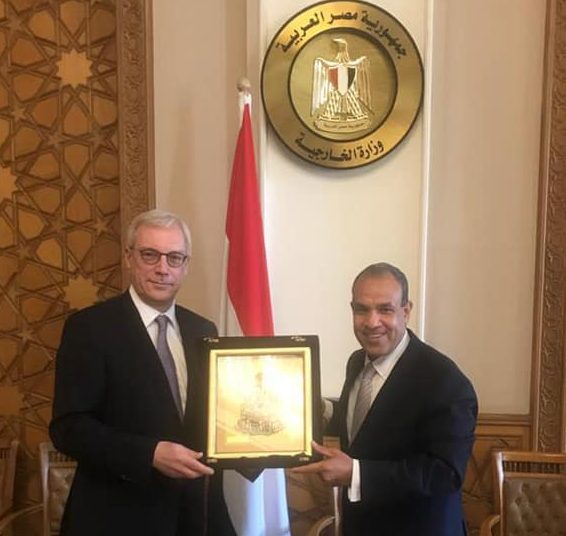 Ambassador Abdel-Aati during meeting with Russian Deputy Foreign Minister