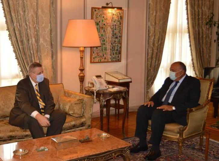 Egypt FM, UN envoy confer on developments in Libya 2 - Egyptian Gazette Egypt FM, UN envoy confer on developments in Libya 1 - Egyptian Gazette