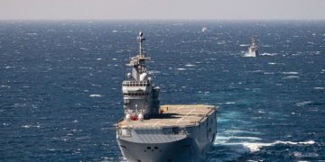 Egyptian, French naval units carry out transit training 1 - Egyptian Gazette Egyptian, French naval units carry out transit training