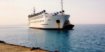 El-Tur Port receives first commercial ship 1 - Egyptian Gazette El-Tur Port receives first commercial ship