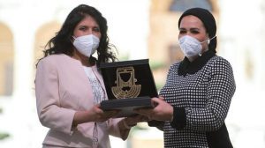 Mrs. Entessar El Sisi Expresses Pleasure at Attending Egyptian Women's Day Celebration 4 - Egyptian Gazette Mrs. Entessar El Sisi Expresses Pleasure at Attending Egyptian Women's Day Celebration 3 - Egyptian Gazette