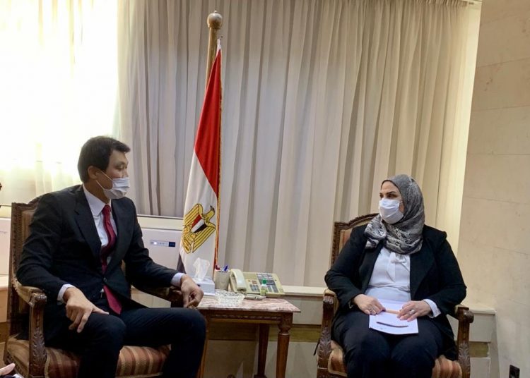 Korean amb. discusses co-operation in social welfare with Egypt 1 - Egyptian Gazette