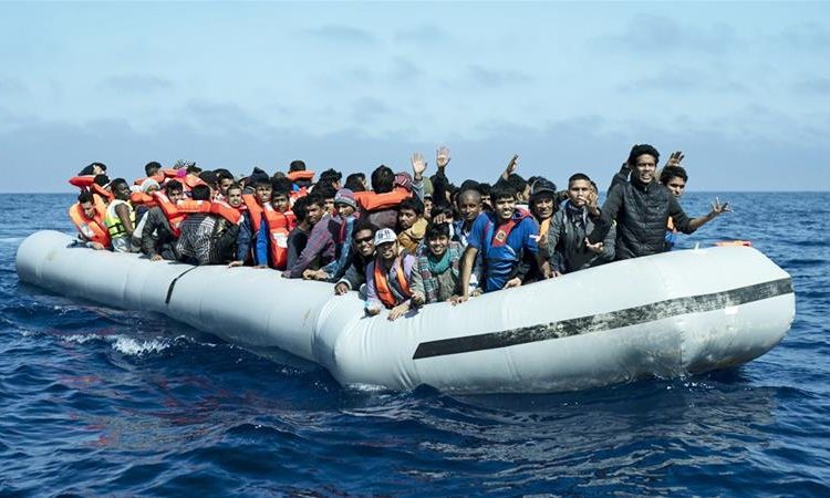 Libyan naval forces rescue 132 illegal migrants 2 - Egyptian Gazette Libyan naval forces rescue 132 illegal migrants 1 - Egyptian Gazette