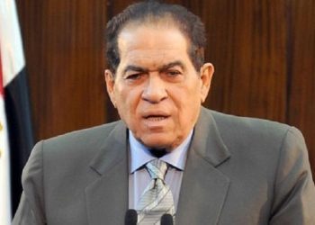 Sisi leads funeral of former PM