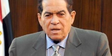 Sisi leads funeral of former PM