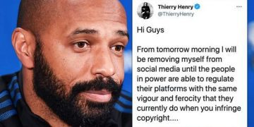 ‘It’s not a safe place’: Thierry Henry quits social media
