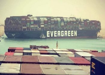 Suez Canal traffic temporarily suspended till grounded ship re-floated