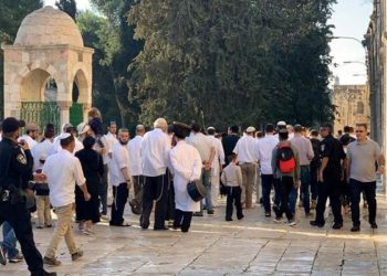 Dozens of Jewish settlers storm Al-Aqsa Mosque