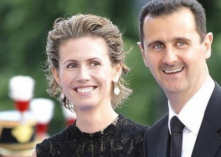 Syrian President Bashar al-Assad and his wife Asma al-Assad