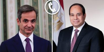 Sisi Receives a Phone Call from Greek Prime Minister