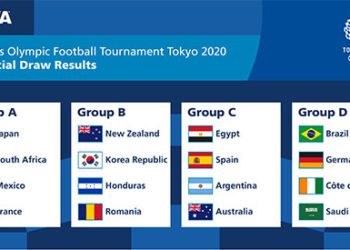 Egypt drawn in a tough group for Tokyo Olympics