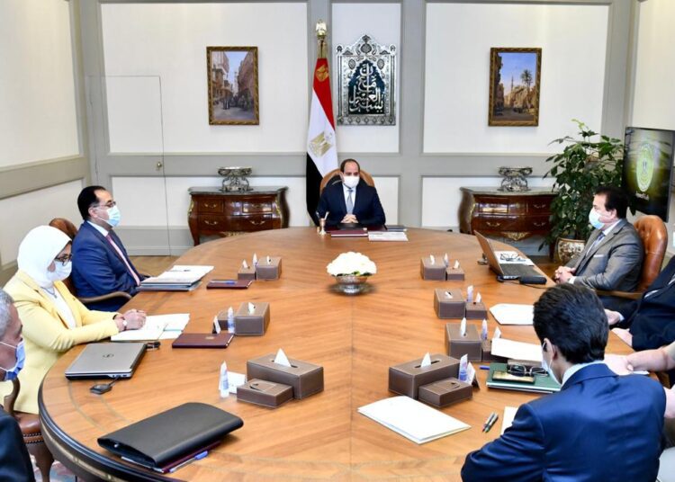 Sisi assesses national response to Covid-19, local manufacture of prosthetic implants 1 - Egyptian Gazette