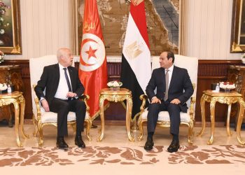 Sisi welcomes Tunisia’s Saied in Cairo