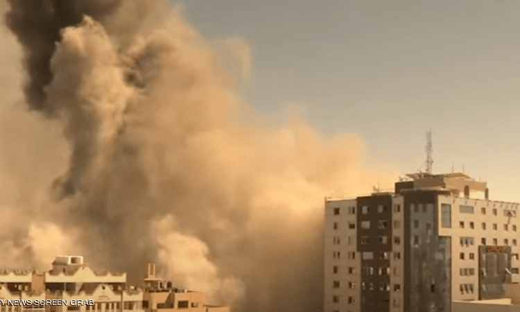 Israel leveled to the ground on Saturday a high-rise tower that housed international and local news outlets in Gaza city.