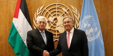 Palestinian president, UN Secretary-General probe int’l efforts to reach immediate ceasefire