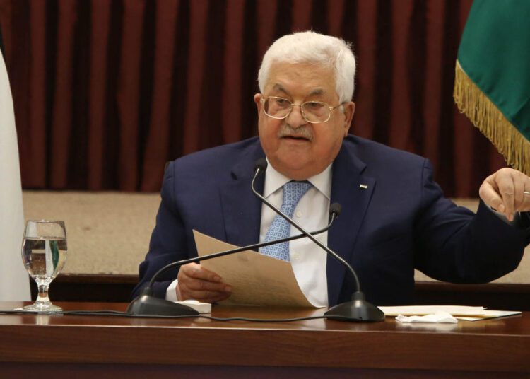 Palestinian President Mahmoud Abbas