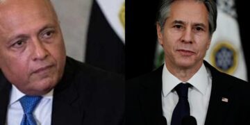 Shoukry, Blinken discuss developments in Palestine 1 - Egyptian Gazette Shoukry, Blinken discuss developments in Palestine