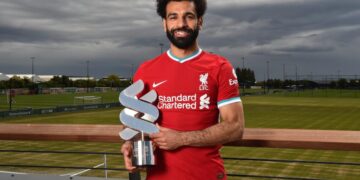 Mohamed Salah named Liverpool’s Standard Chartered Player of the Season
