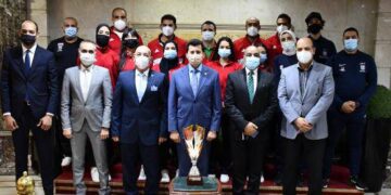 Sports minister receives Karate team after winning 6 medals at 1-Premier League in Portugal