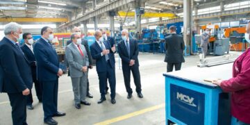 Military production min. inspects MCV factory
