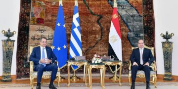 Sisi, Mitsotakis probe bilateral ties, agree to move ahead with coordination 1 - Egyptian Gazette Sisi, Mitsotakis probe bilateral ties, agree to move ahead with coordination