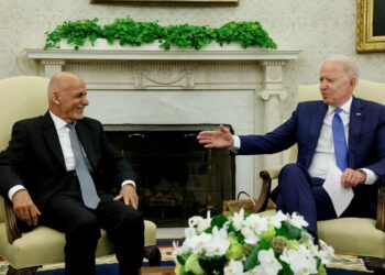 Biden urges Afghans to decide their future