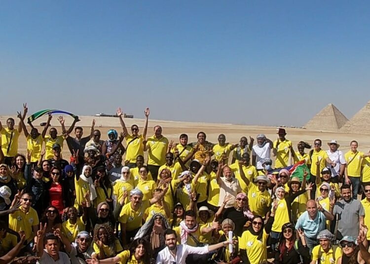 Nasser Fellowship Second Cohort visits Giza Pyramid Complex 2 - Egyptian Gazette Nasser Fellowship Second Cohort visits Giza Pyramid Complex 1 - Egyptian Gazette