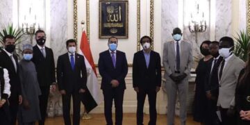 PM meets Nasser Fellowship team