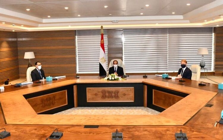 President reviews details of mega national petrochemicals project 1 - Egyptian Gazette