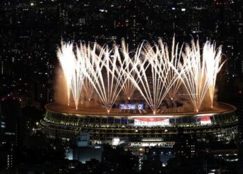 Tradition, fireworks and a moment of silence as Tokyo Games start