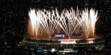 Tradition, fireworks and a moment of silence as Tokyo Games start