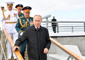 Putin warns of ‘lethal’ strikes at Russian warship parade