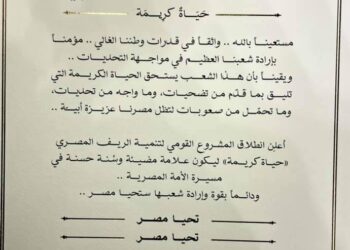 Sisi says it has been his dream to change situation in Egypt’s underprivileged areas