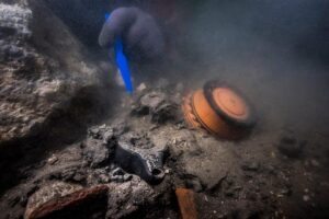 Archaeological mission unearths wreck of Ptolemaic-era warship in Alex. 7 - Egyptian Gazette