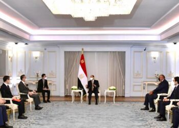 President Sisi during meeting with visiting Chinese FM:  Cairo keen on promoting strategic partnership with Beijing