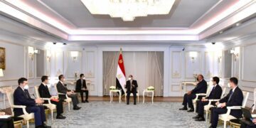 President Sisi during meeting with visiting Chinese FM:  Cairo keen on promoting strategic partnership with Beijing
