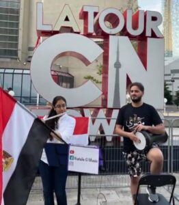 Canada’s CN Tower lit up in Egypt flag colours 29 - Egyptian Gazette