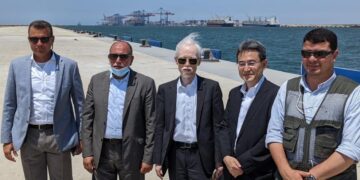 Japan ambassador visits site of Egypt’s 1st automotive terminal in East Port Said