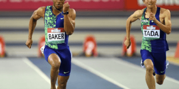 Ronnie Baker wins 100m in Stockholm