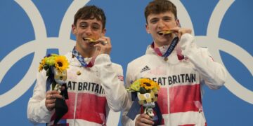 Olympics-Diving: Brits win 10M synchro