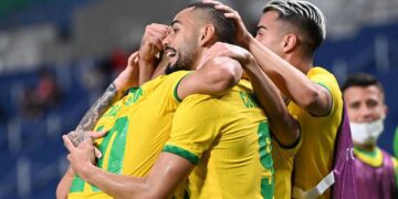 Olympics-Men’s Soccer: Japan, Spain, Brazil reach semis