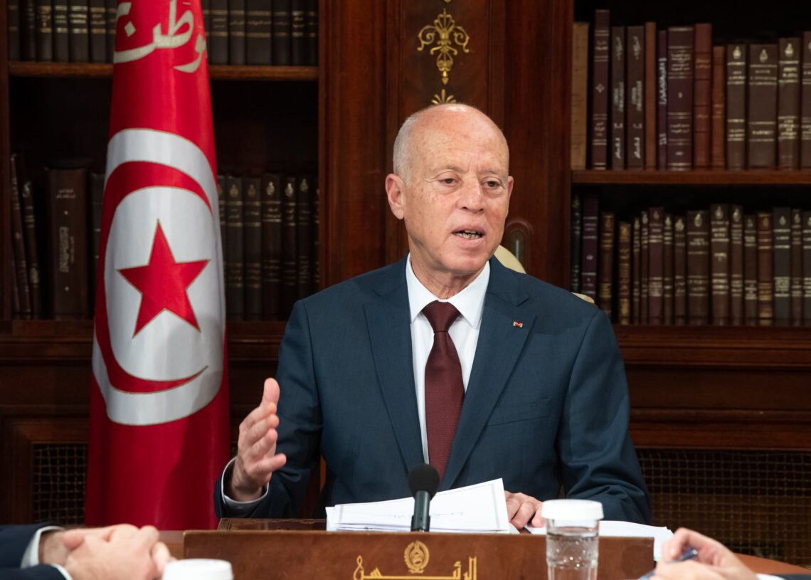 Tunisian President Kais Saied