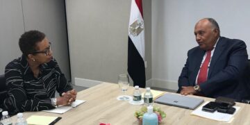 Shoukry meets Saint Vincent and the Grenadines’ delegate to UN over GERD