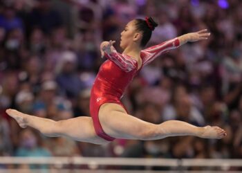 US gymnast Eaker doing well after positive test