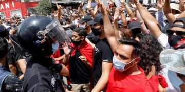 Protests across Tunisia target Ennahda party over political crisis 1 - Egyptian Gazette Protests across Tunisia target Ennahda party over political crisis