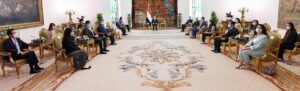 President receives youth delegation from Cyprus, Greece 2 - Egyptian Gazette